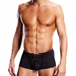 Blueline Performance Microfiber Lace-Up Sports Brief Black
